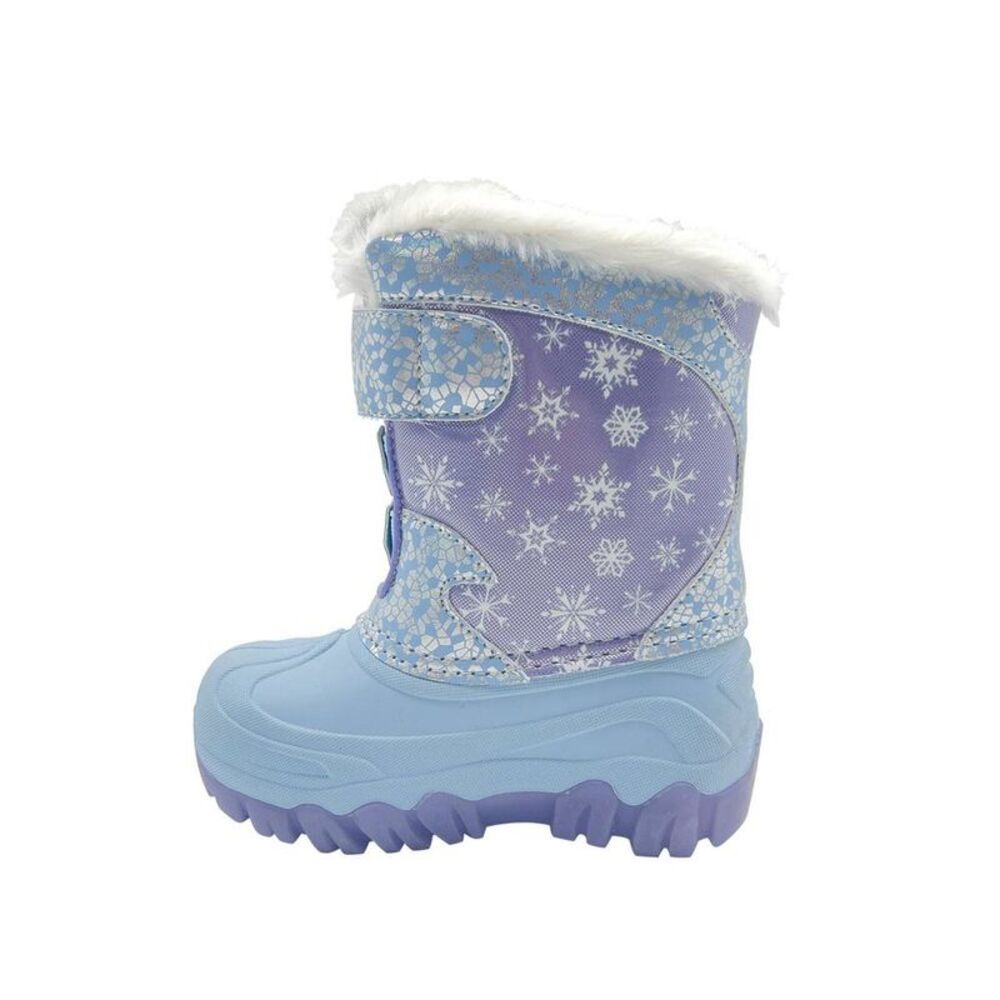 Frozen - Disney Frozen Toddler Lighted Winter Snowboots - B Blue - Picture 2 of 4